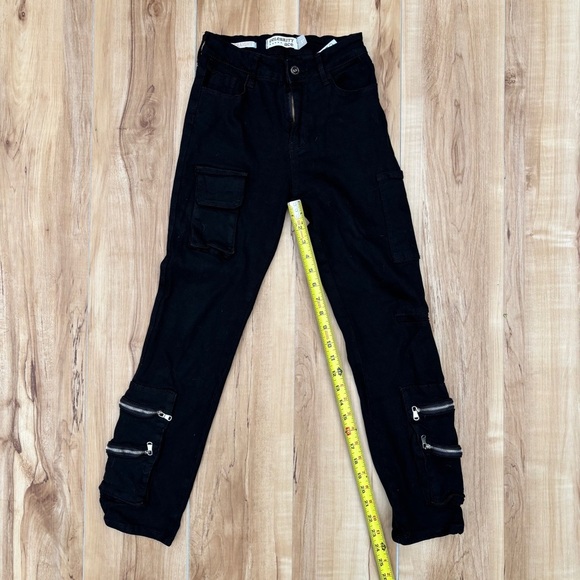 Celebrity Ace Black 90s Straight Jeans Size 5/27 - Picture 5 of 8